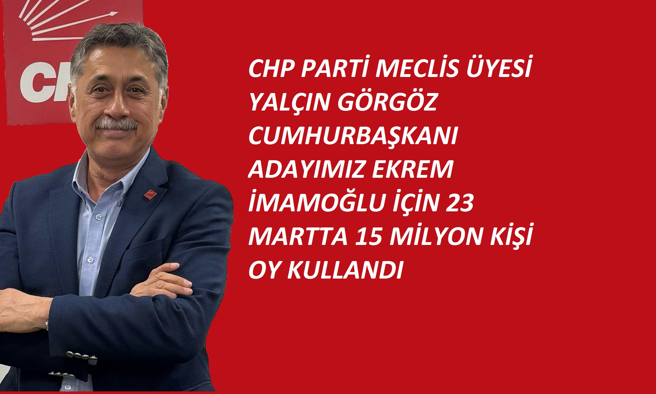 Görgöz 15 milyon kişi oy kullandı
