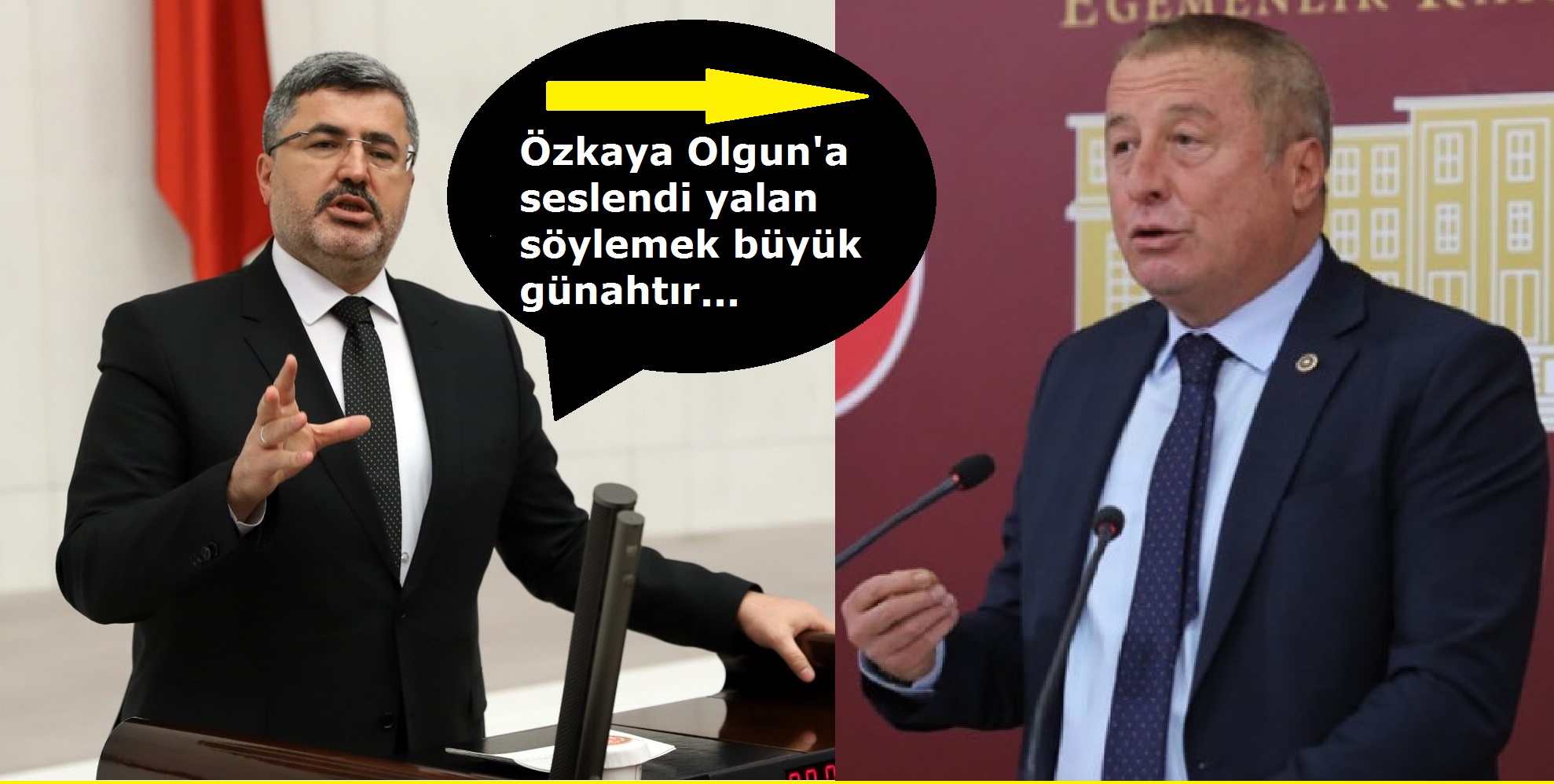 Özkaya Olgun'a seslendi yalan söylemek büyük günahtır