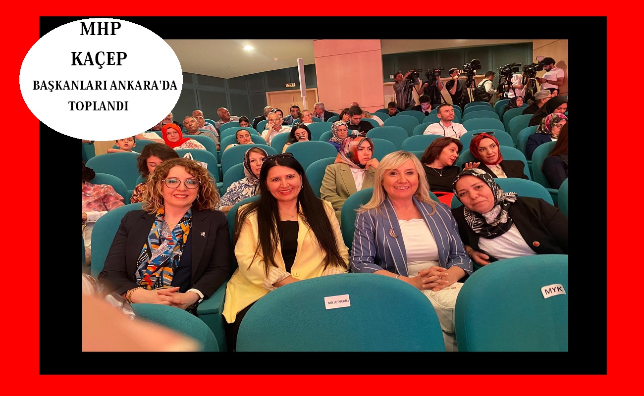MHP Kaçep başkanları Ankara'da panele katıldı