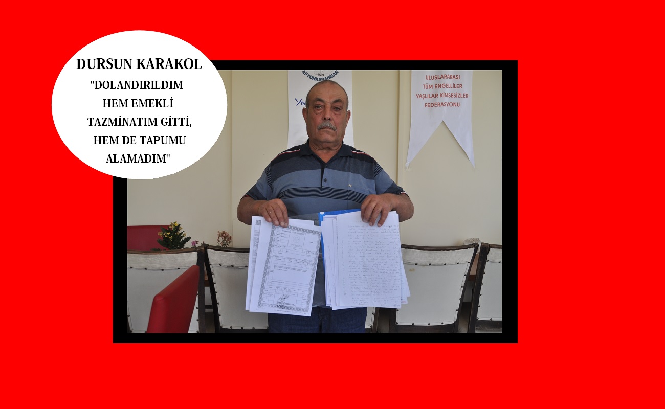 Mağdurum Traktörümü de satmak zorunda kaldım