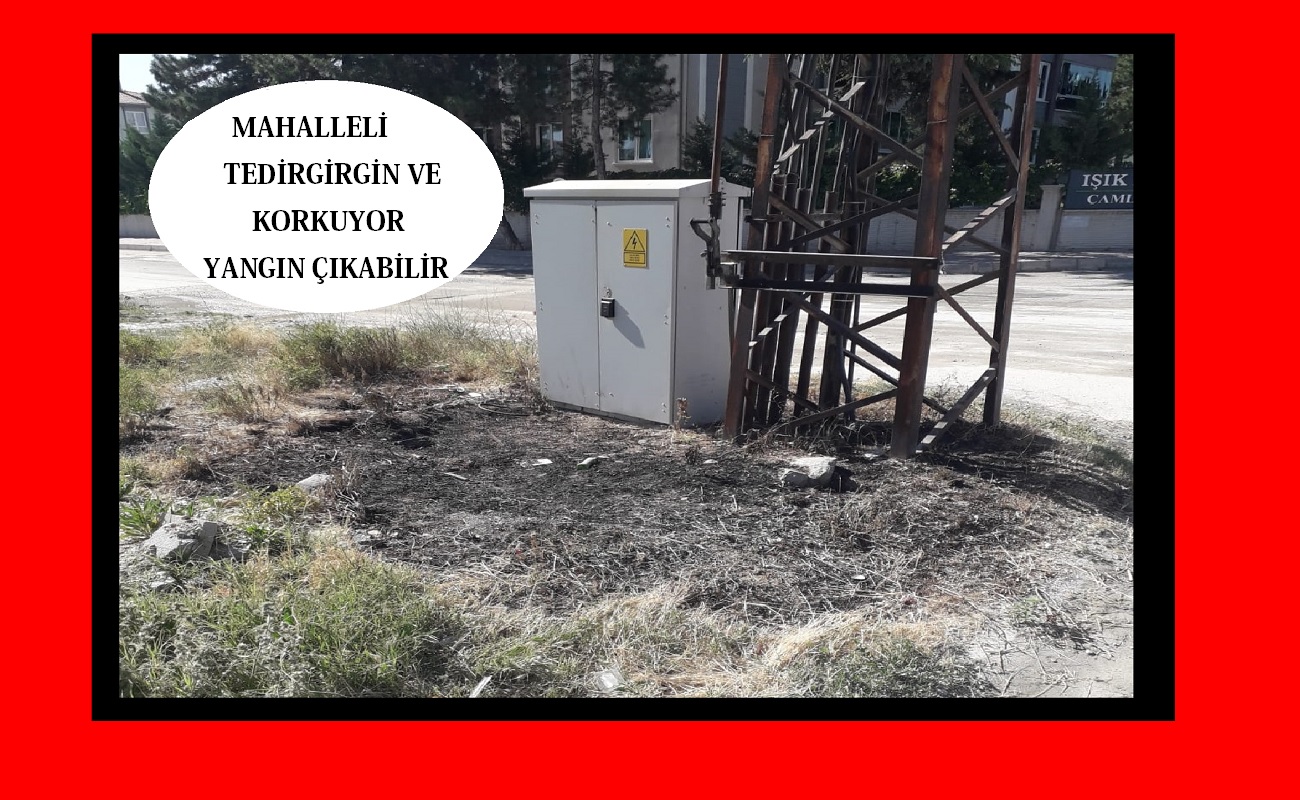 Mahalleli korkuyor