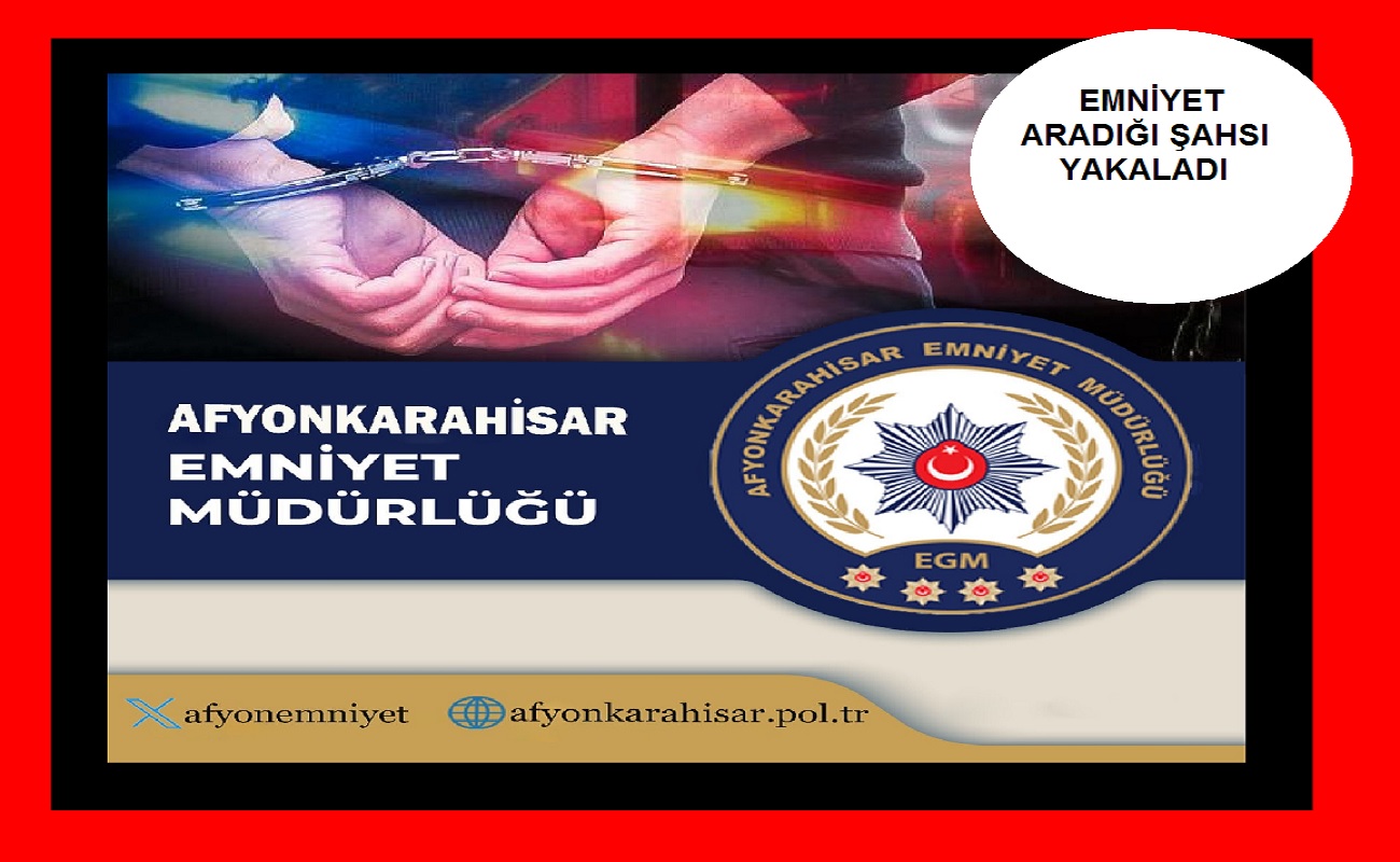 Aranan şahıs Dinarda yakalandı