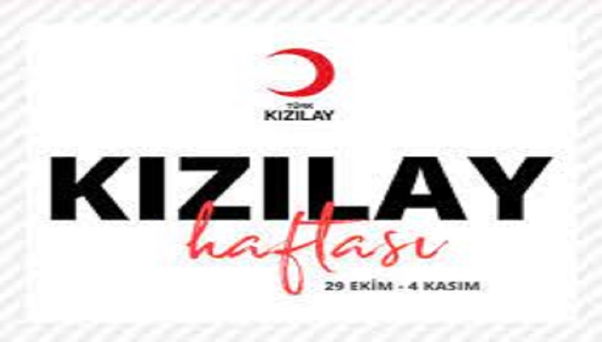 Kızılay Haftası başlıyor