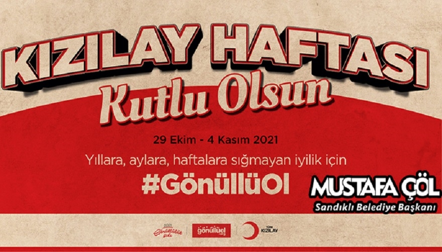 Başkan Mustafa  Çöl'ün kızılay haftası mesajı