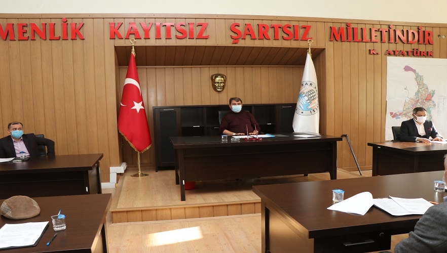 Dinar Belediye Meclisi 2022 yılı bütçesini onayladı