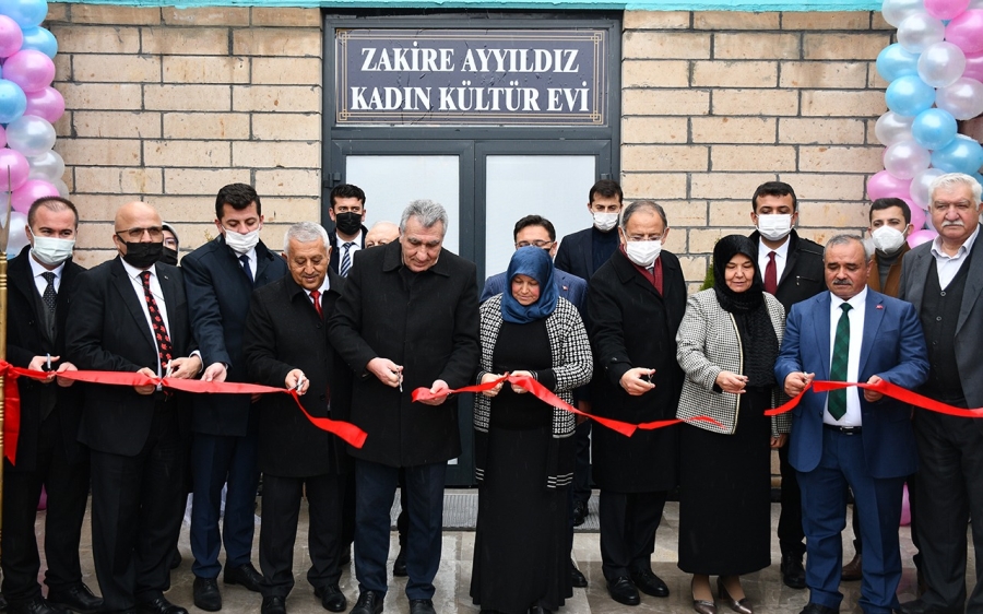 Zakire Ayyıldız Kadın Kültür Evinin Açılışı Yapıldı