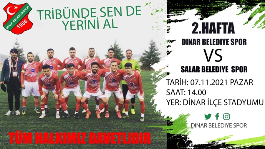 Dinarbelediyespor Salarspor ile karşılaşacak