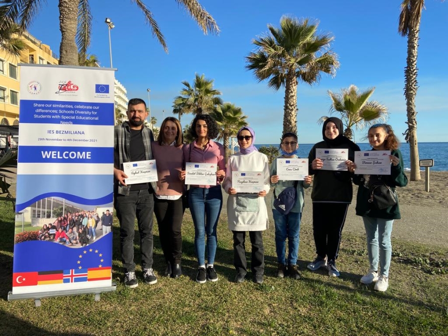 Sülümenli İmam Hatip Ortaokulu Erasmus Projesini tamamladı