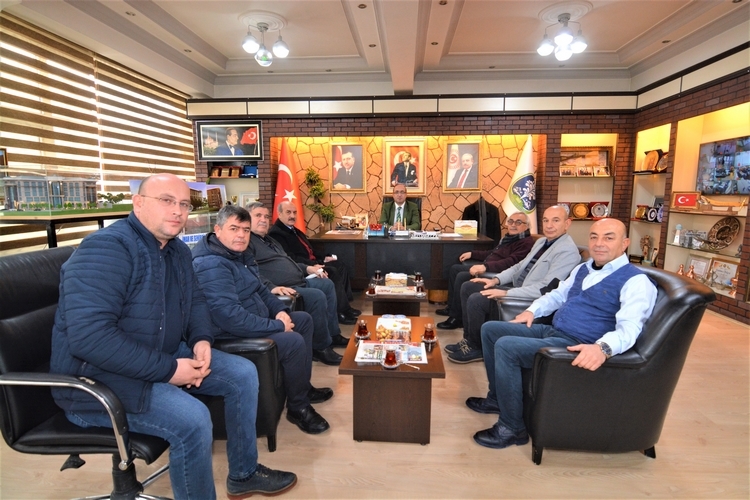 Derneklerden Başkan Mustafa Çöl’e Ziyaret