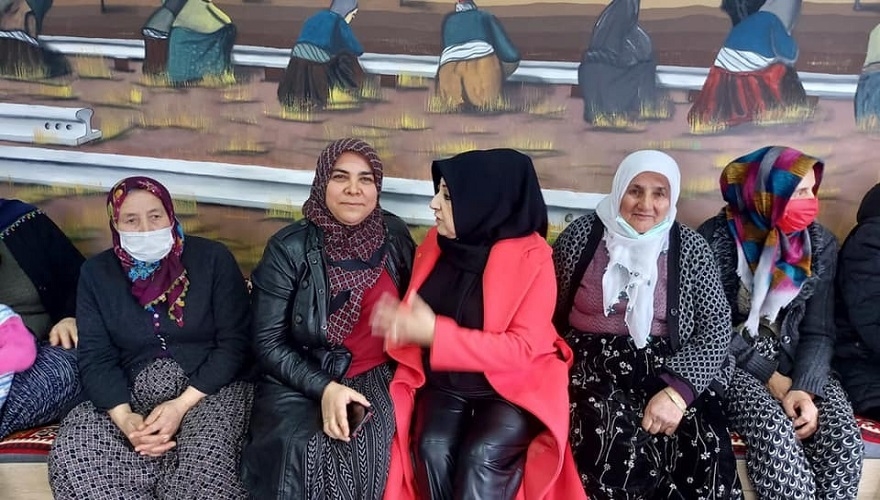 Canser Kuzu Çobanlar'da kadınlara seminer  verdi