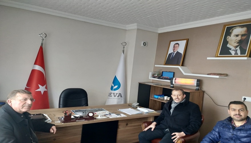 Başkan Ertaş'tan başkan Daylık'a ziyaret