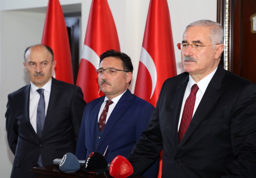 Yargıtay Başkanı Mehmet Akarca Vali Çiçek'i ziyaret etti