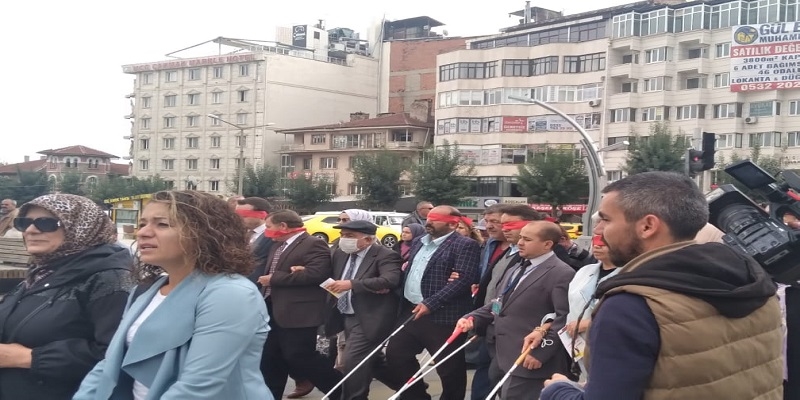 Afyonkarahisarda Beyaz Baston etkinliği yapıldı