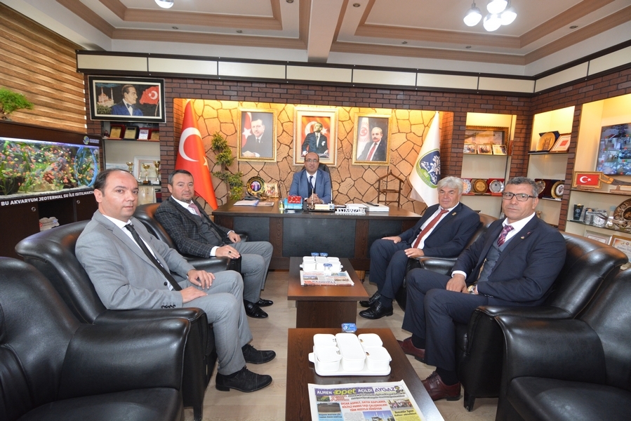 Ticaret borsasından başkan dr. Mustafa Çöl’e ziyaret