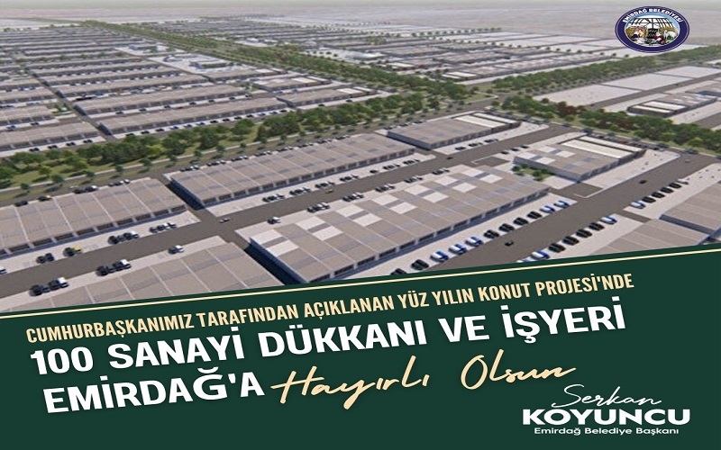 Yüzyılın Konut Projesinde  Aslan Payı Emirdağ’a