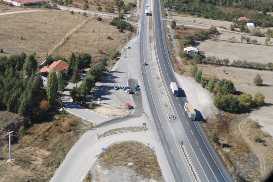 Gökyüzünden Afyonkarahisar Trafiği Denetlendi