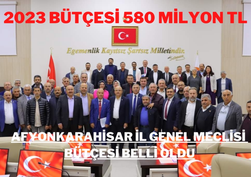 Bütçeleri bu yıl 580 milyon lira