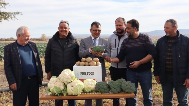 Emirdağ’da artık karnı bahar ve brokoli de yetişiyor