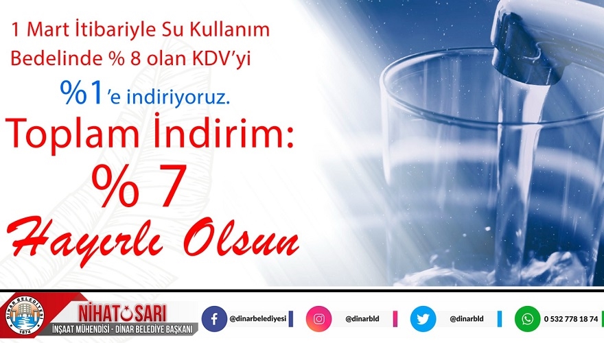 Başkan Sarı KDV'yi düşüreceğiz
