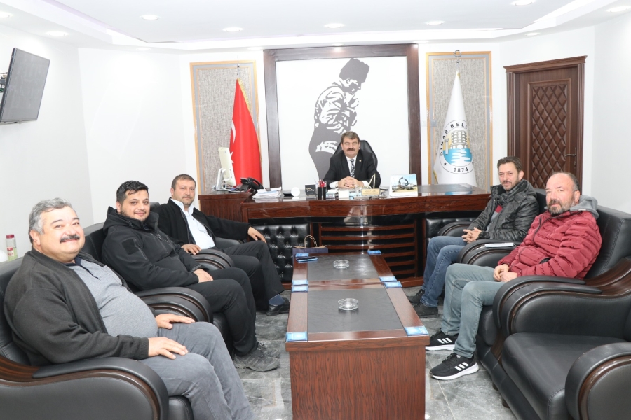Yeni Kurulan Arıcılar Derneğinden Başkan Sarı'ya ziyaret