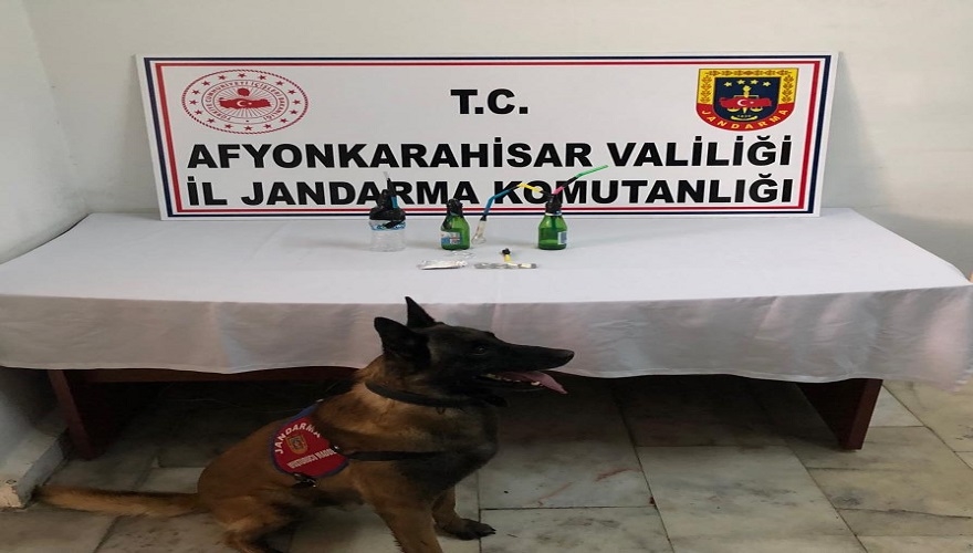 Çalıntı aracın peşine düşen Jandarma uyuşturucu hap ele geçirdi