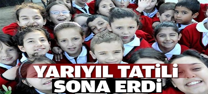 Sömestr tatili sona erdi yarın ilk ders zili çalıyor