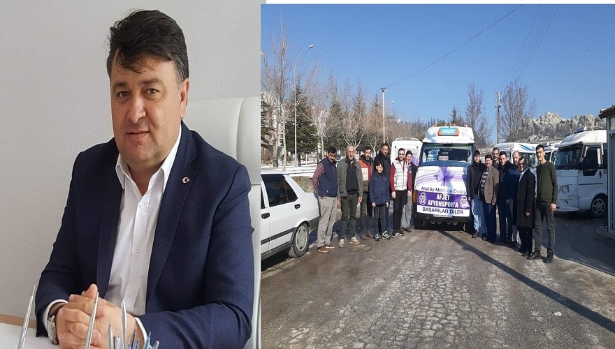 Minibüsçü esnafı Afjet Afyonspor için tek yürek oldu