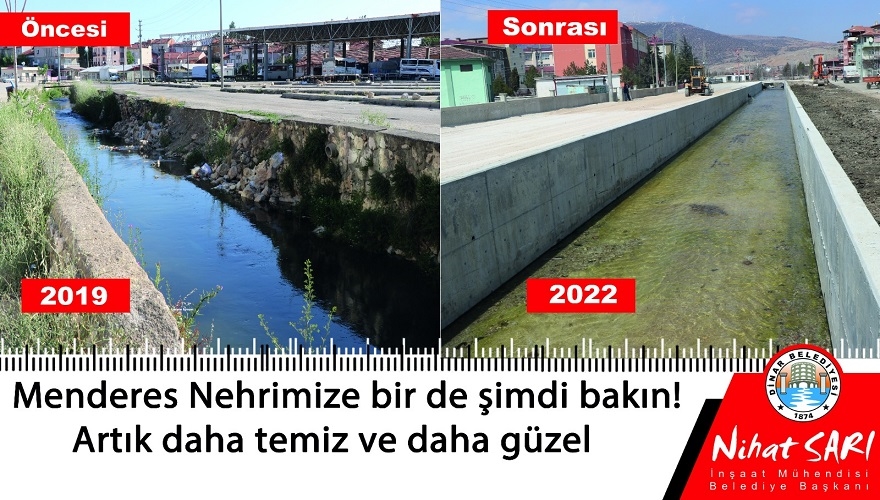 Menderes Nehri artık daha temiz 