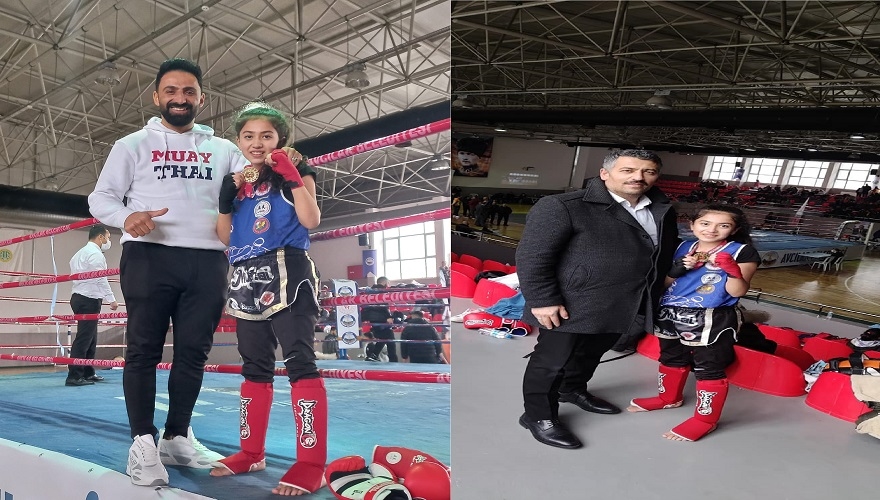 Kadınlar Muaythai Şampiyonasında Kocabıçak birinci