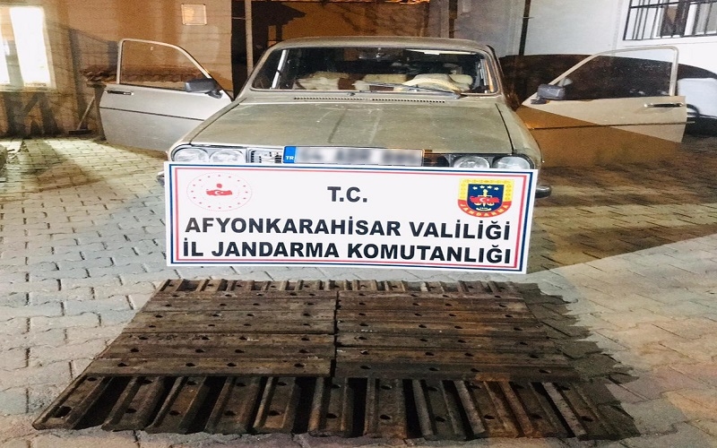 TCDDY'ye iat rayları çalan hırsızlar yakalandı