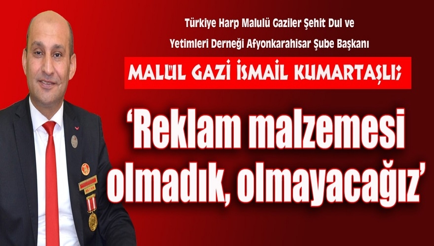 Reklam malzemesi olmadık, olmayacağız