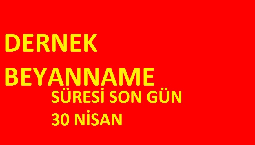 Dikkat son gün 30 nisan