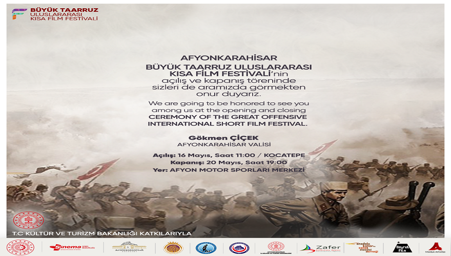  Büyük Taarruz Uluslararası Kısa Film Festivali Heyecanı Başlıyor