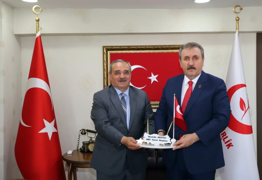 Başkan Şahin, BBP Genel Başkanı Mustafa Destici'yi Ziyaret Etti