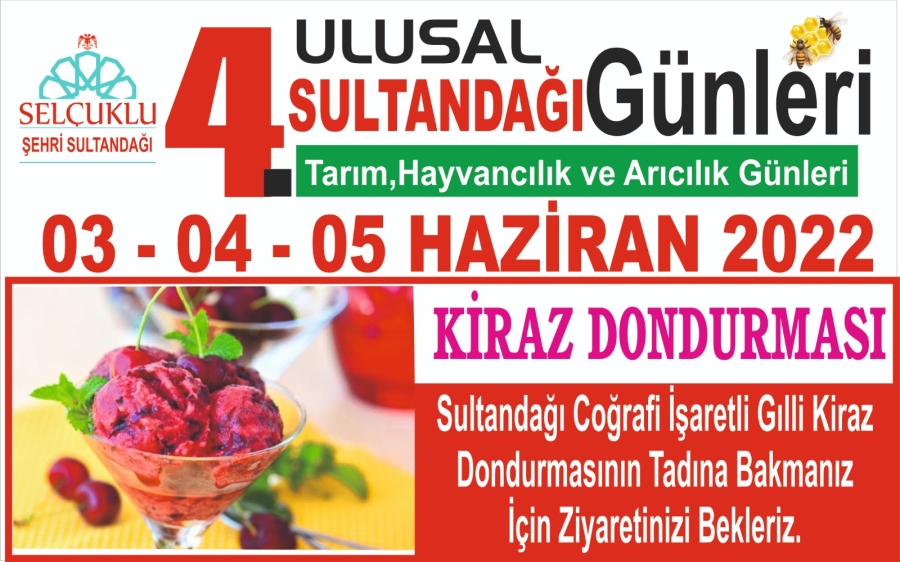 Sultandağı Kiraz Çalıştayı yapılacak