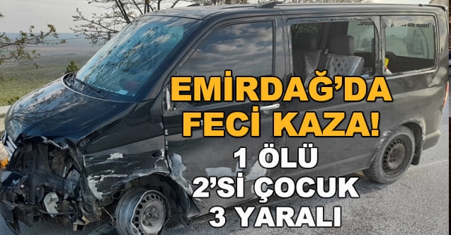 Trafik kazasında 1 kişi hayatını kaybetti