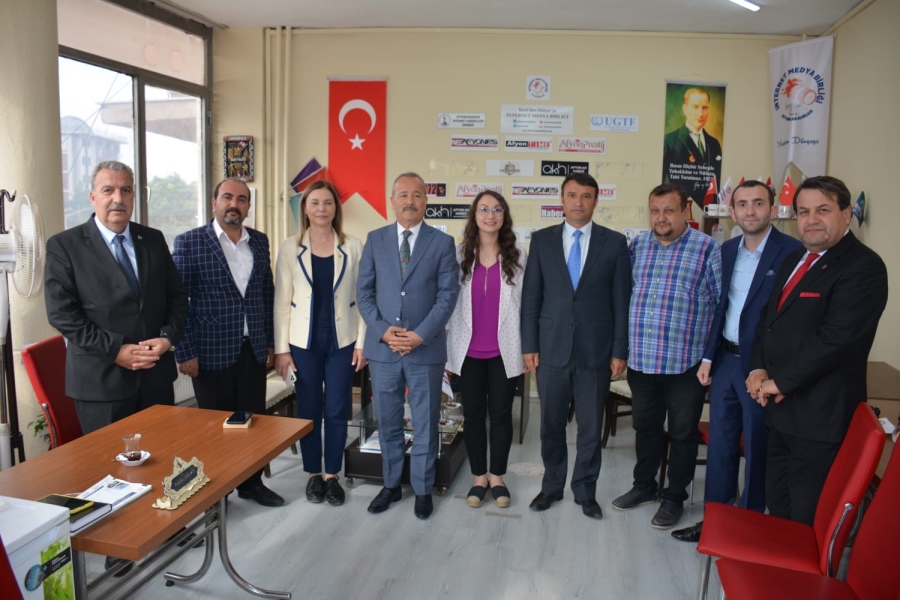 Milletvekili Taytak ve beraberindeki heyet AFİHAD ve Medya Birliğini ziyaret etti