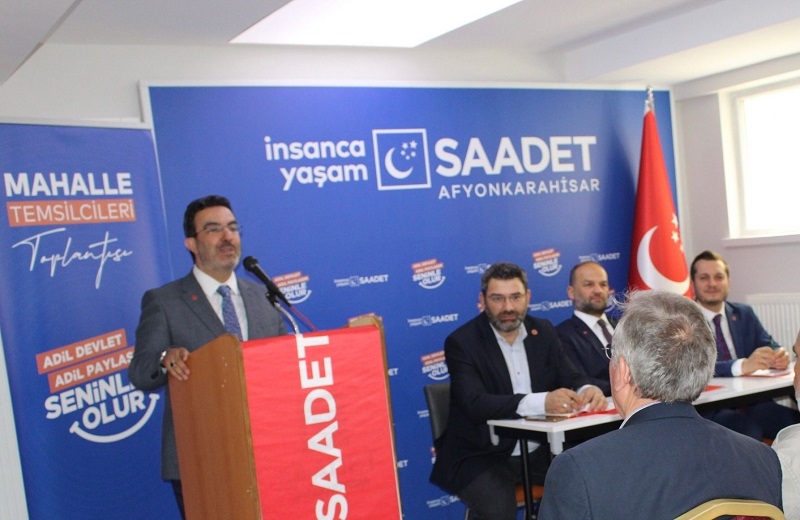 Saadet Partisi GİK Üyesi Süleyman Tekbaş Afyonda