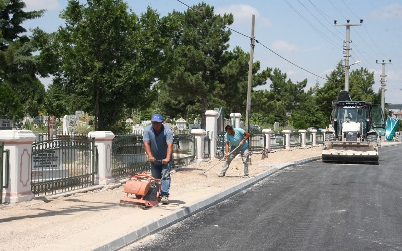 Merzar caddesinde otopark çalışmaları devam ediyor