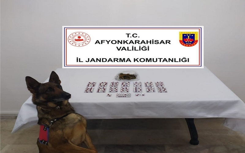 Sinanpaşa Kırkada uyuşturucu operasyonu