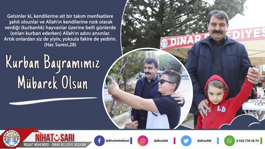 Başkan Sarı’dan Kurban Bayramı mesajı