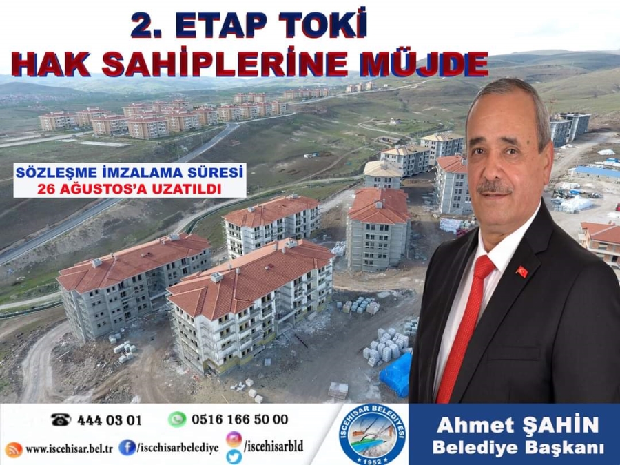 2. Etap TOKİ Hak Sahiplerine Müjde