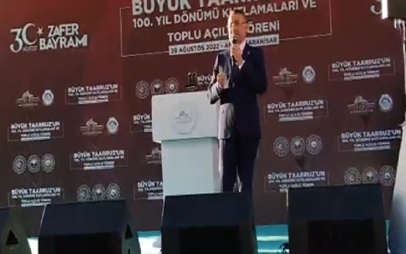 Cumhurbaşkanı yardımcısı Fuat Oktay Afyon'da halka seslendi