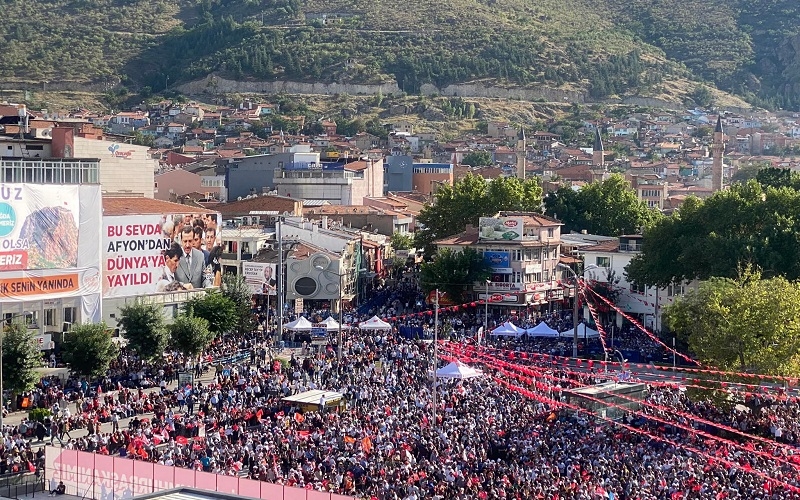 Afyon Halkı Başkan Erdoğan'ı bekliyor.