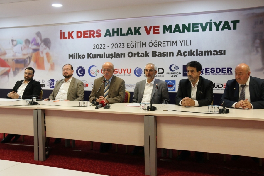 Milli ve manevi eğitim çağrısında bulundular