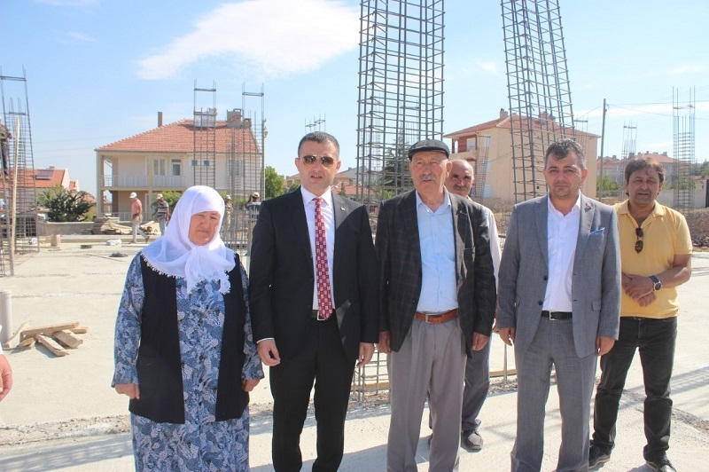 Başkan Koyuncu temel atma törenine katıldı