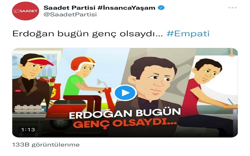 Saadet Partisi Başkan Erdoğanı eleştirdi