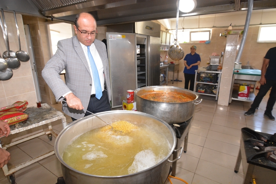 Başkan dr. Mustafa Çöl Hüdai kaplıcalarında incelemelerde bulundu