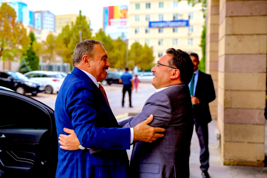 Eroğlu Vali Gökmen Çiçek'i ziyaret etti