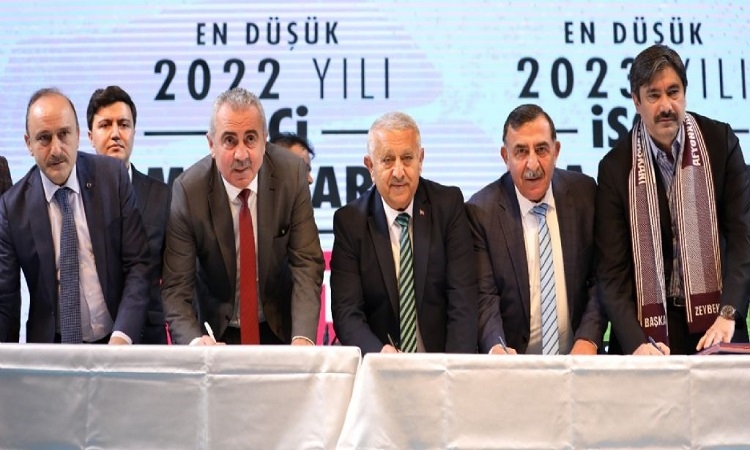 Toplu sözleşme sevinci yaşandı